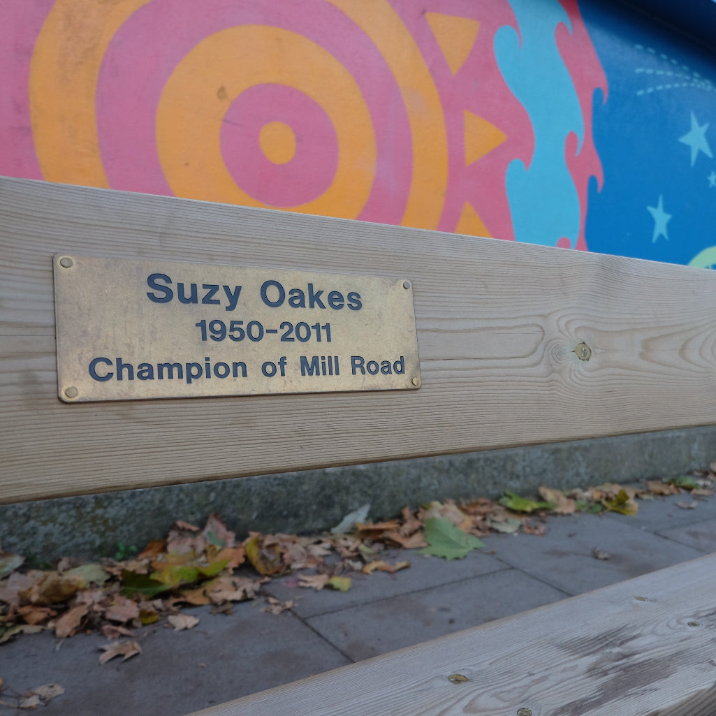 suzy oakes bench mill road bridge
